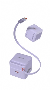 Retractable Data Cable Charger 45w